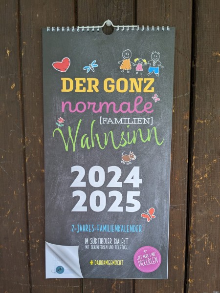 Calendario familiare 2021 in dialetto tedesco altoatesino
